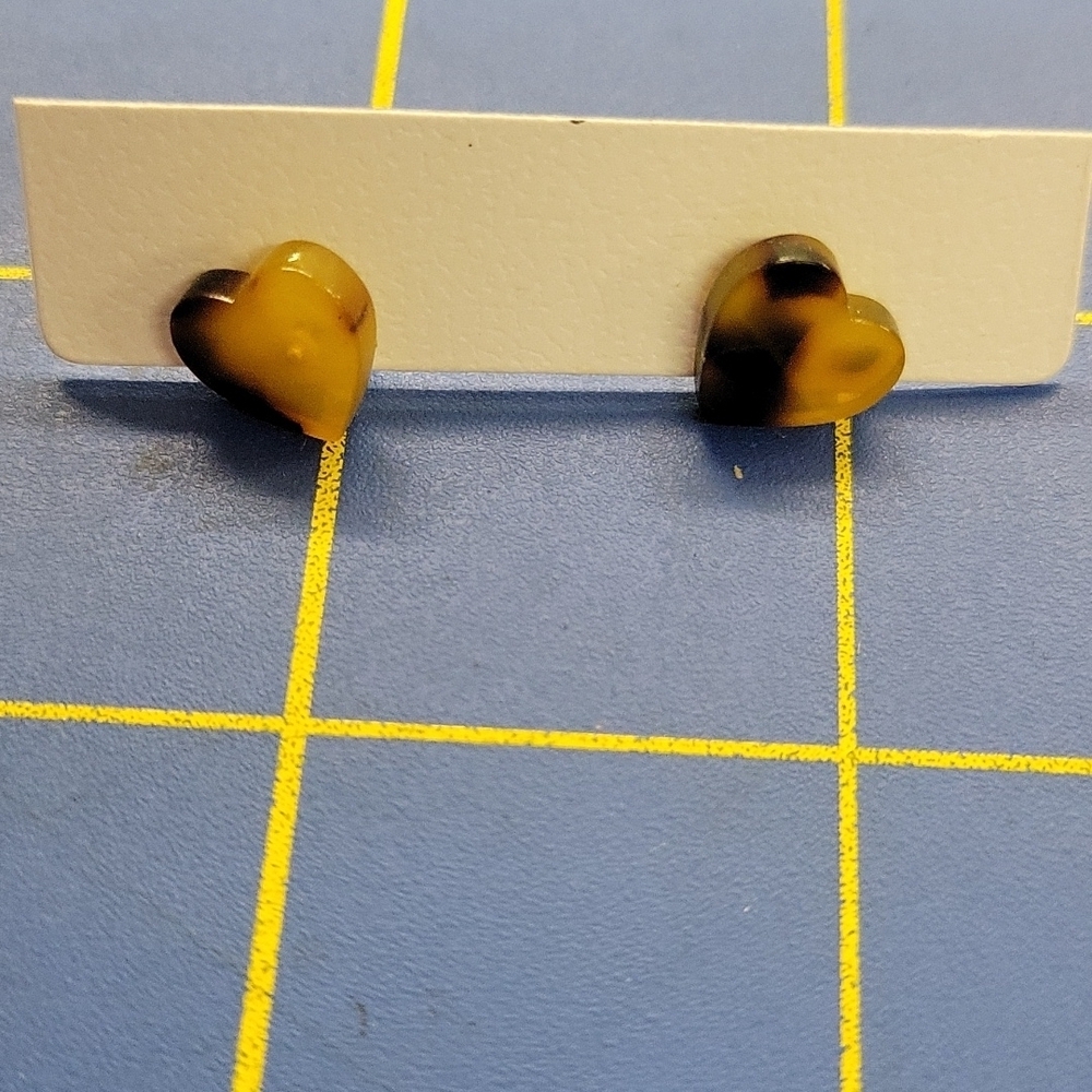 Leopard Heart Earrings